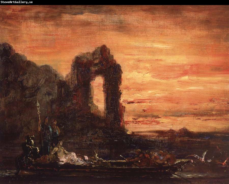 Gustave Moreau Klopatra on the Nile